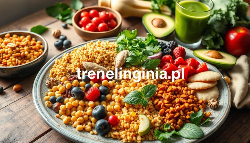 dieta wegańska z dużą ilością błonnika