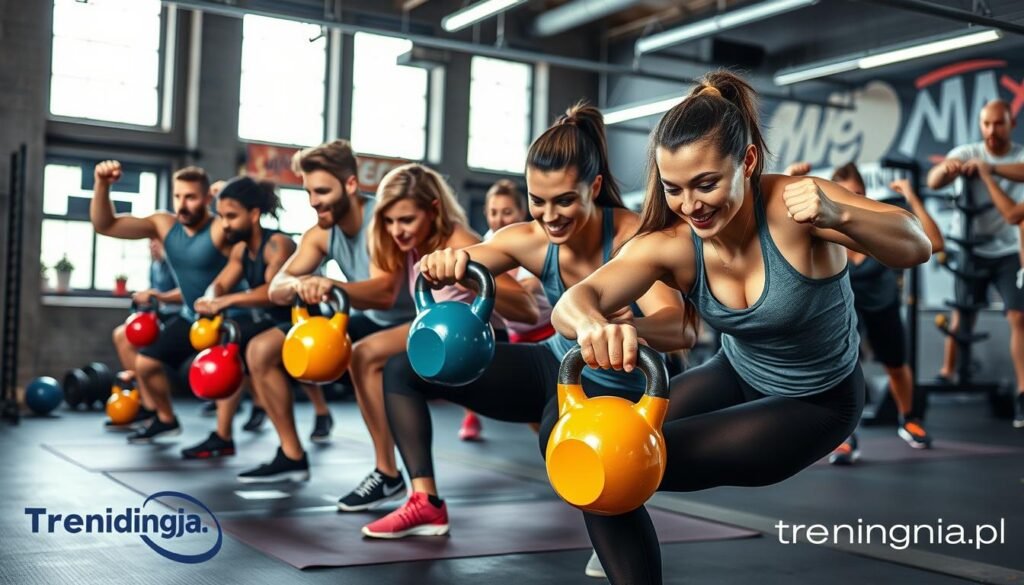 kettlebell trening wydolności i koordynacji