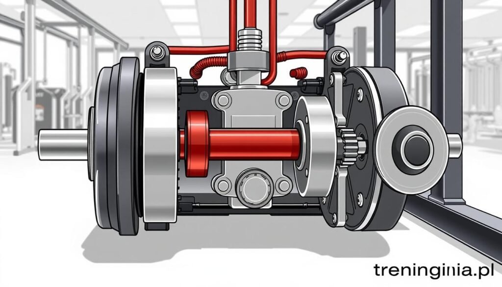 mechanizm obciążników magnetycznych