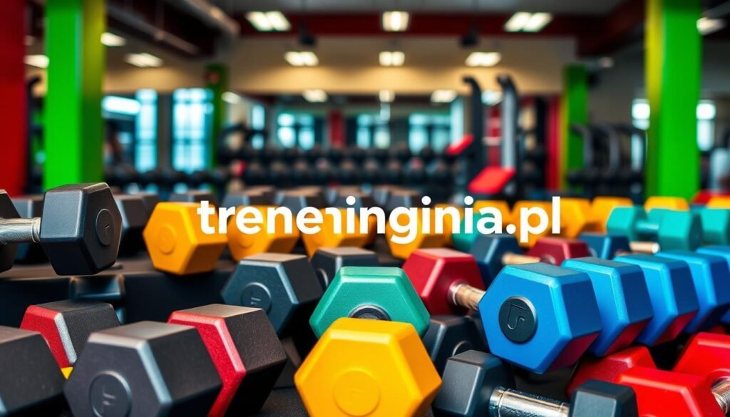 wybór hantli hexagonalnych