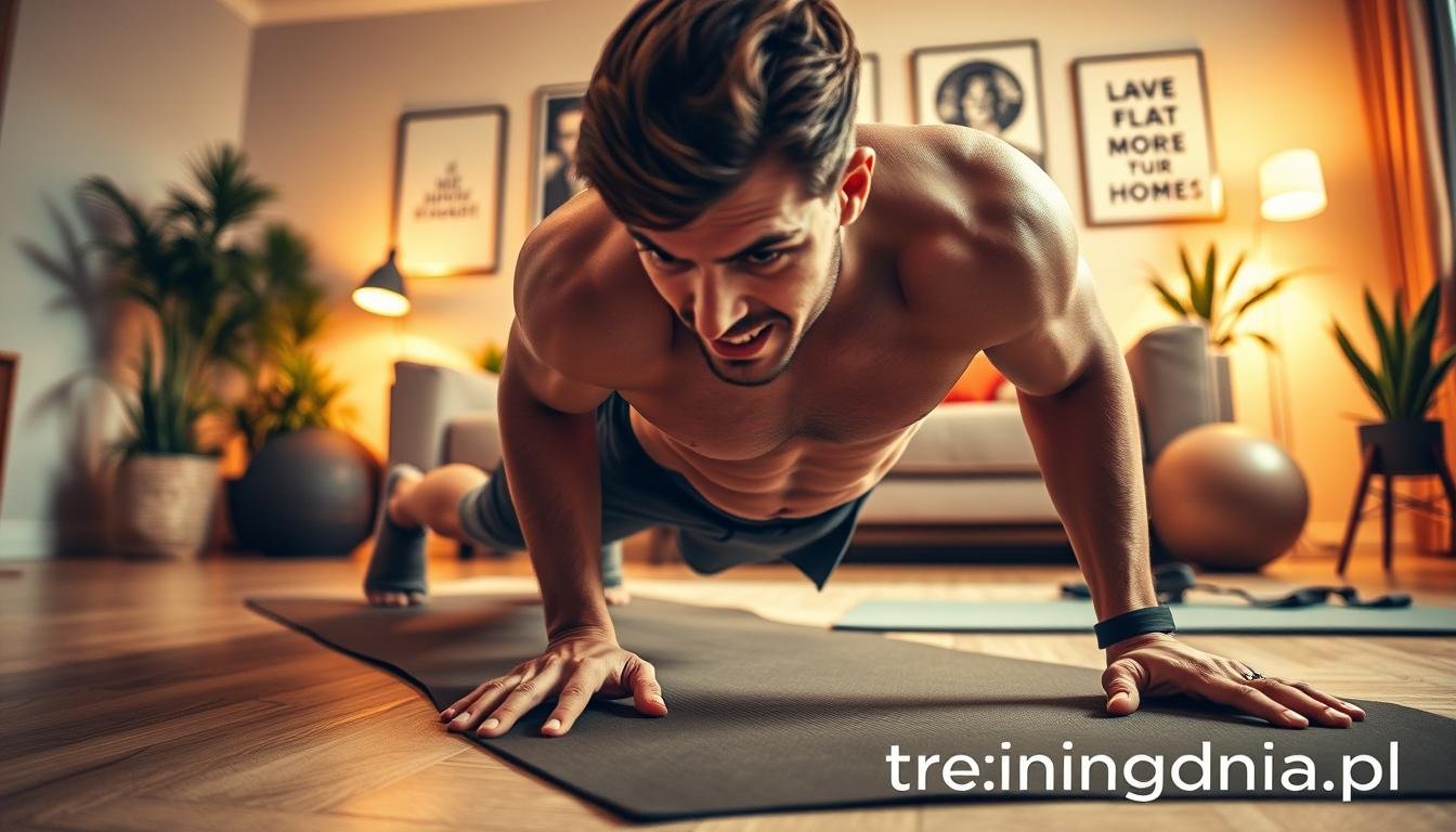 ćwiczenia w domu na płaski brzuch