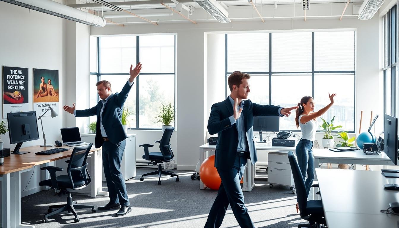 jak ruszać się więcej przy pracy siedzącej