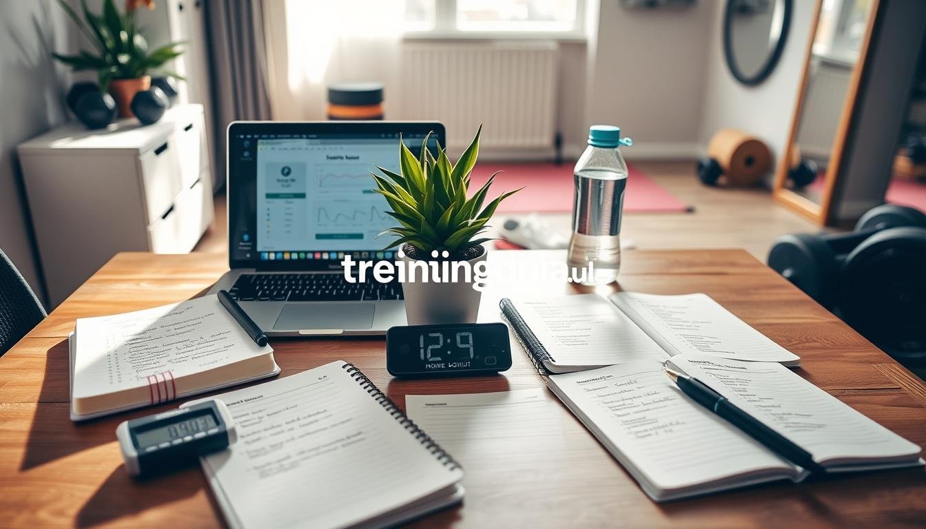 jak ułożyć plan treningowy w domu