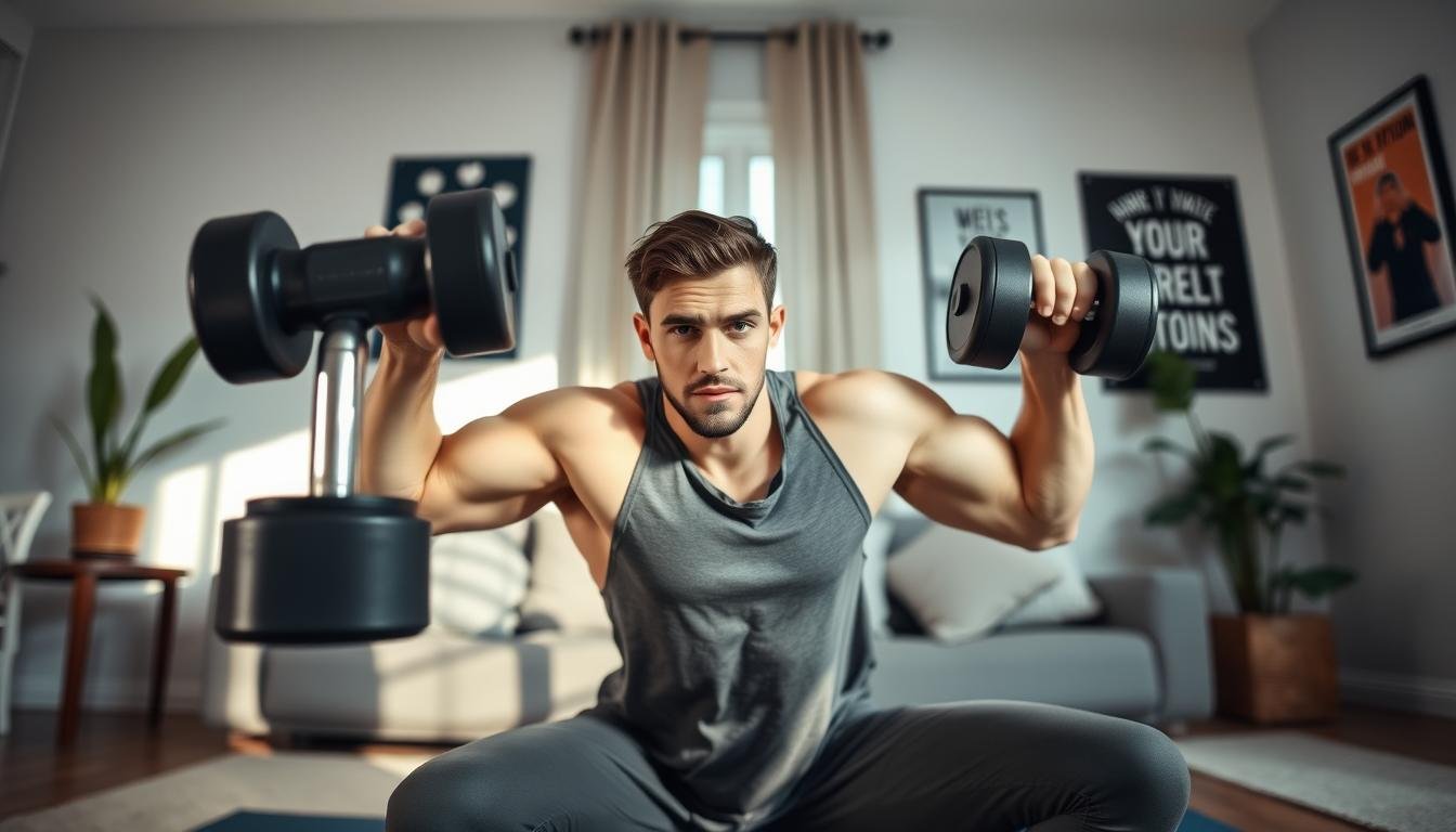 trening w domu dla mężczyzn